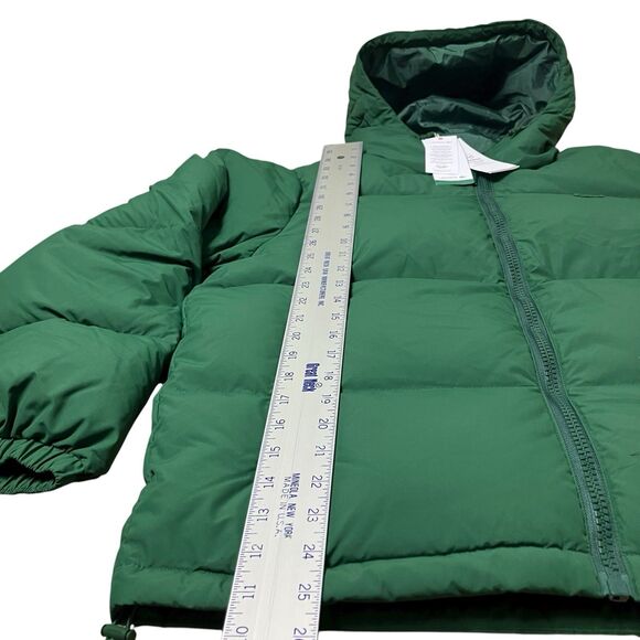 Lacoste Puffer Jacket Mens S Green Quilted Water Repellent *NEEDS REPAIR* BH3522 - Picture 8 of 16